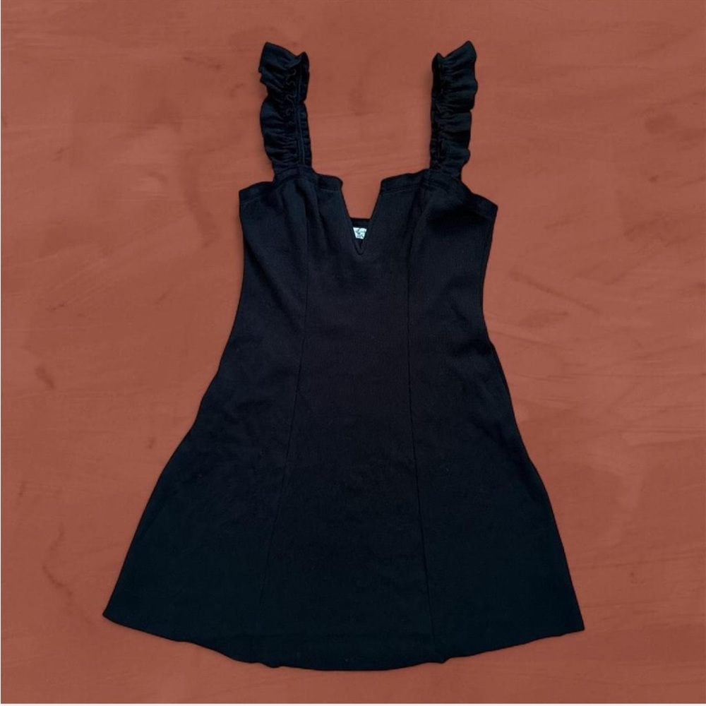 FREE PEOPLE RUFFLE STRAP DRESS - Picture 7 of 8